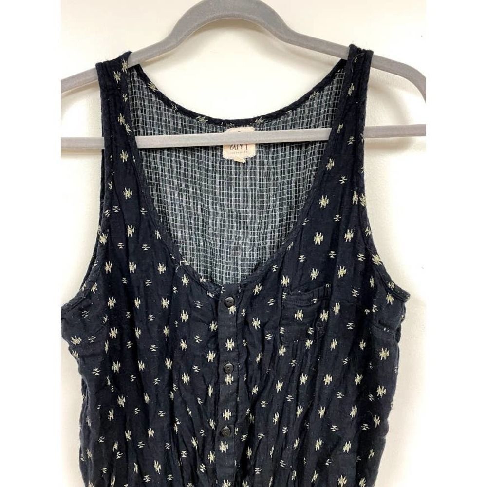 Black Aztec Anthropologie dRA Jumpsuit